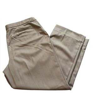 212 Collection Classic Fit Dress Pants Size‎ 16P Beige Petite Stretch Career